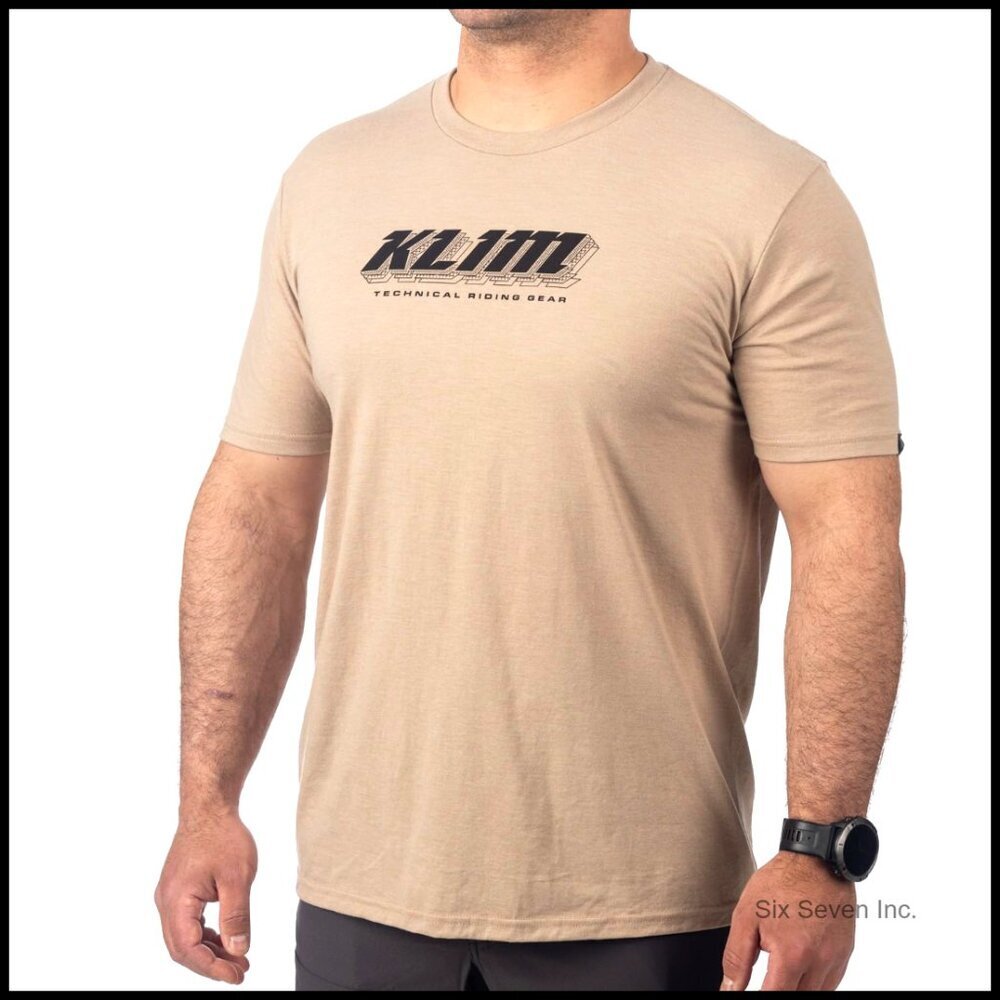 Tri-Blend Jersey Short Sleeve Crewneck Tee Breathable Moisture-Wicking Comfort